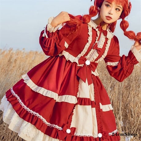 24cmShopプリンセスフリルロリータドレス opf009