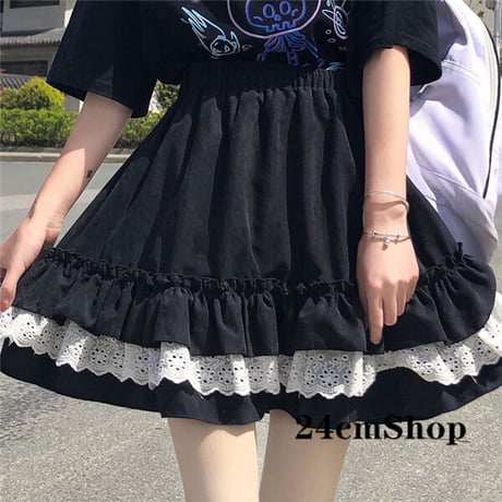24cmShop 可愛いレース短いスカート 1290