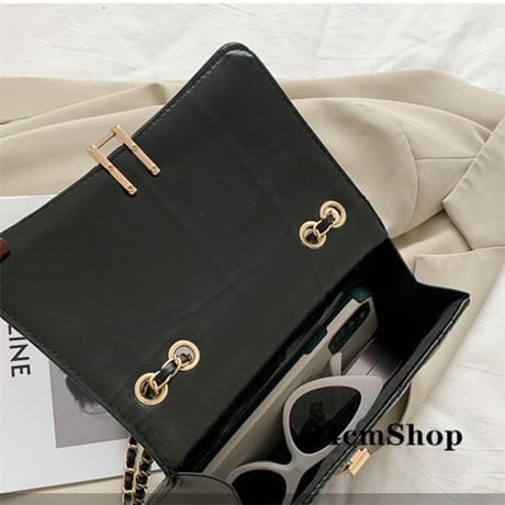 24cmShopファッション レザー ショルダーバッグ 1228