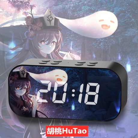 原神可愛いbluetoothスピーカー&目覚まし時計 3C001