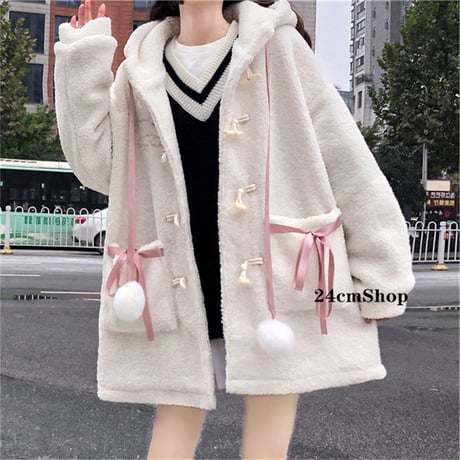 24cmShop 可愛いリボンポケットコート　wt005