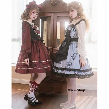 シミラールックウサギぬいぐるみ柄ワンピース opf040