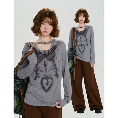24cmShop韓国ファッションかわいいTシャツ tx108