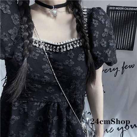 24cmShop ファッション刺繍ワンピース  755