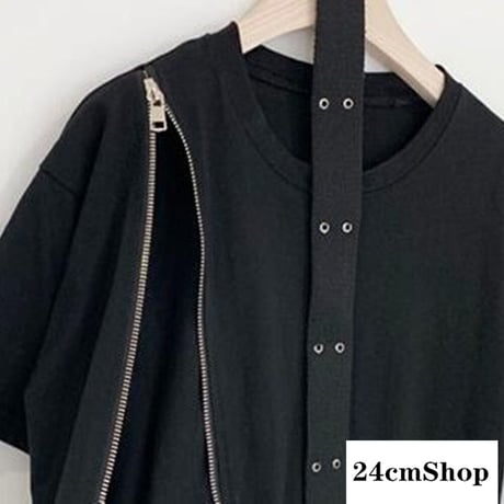 24cmShopベルト付きジッパーワンピース 009