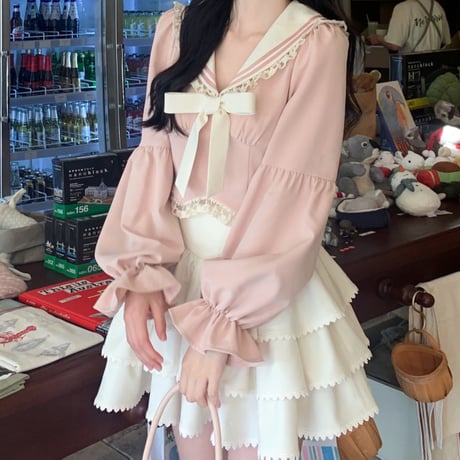 24cmShop ファッションシャツと可愛いスカート2点セット sus035