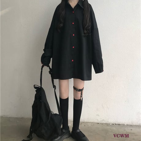 2色／ルーズシャツチュニック  896