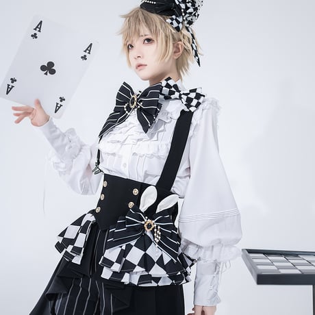 24cmShopラビットシアタージャガードバージョンロリータプリンスシャツウエストシールスーツ【予約商品】sus102