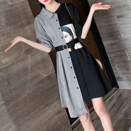 OnePiece アシンメトリースカート 395