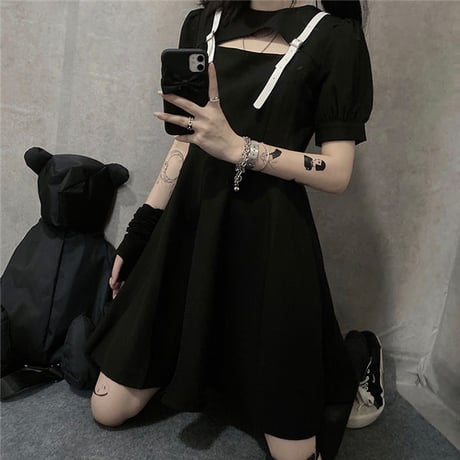 OnePiece ショート丈ワンピース 464