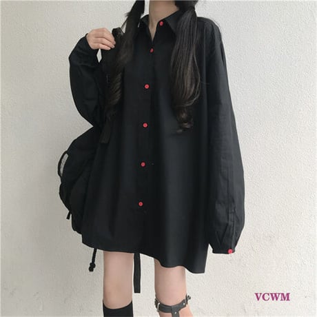 2色／ルーズシャツチュニック  896