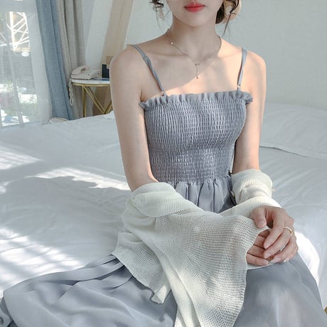 韓国ファッションワンピース2点セットsus133
