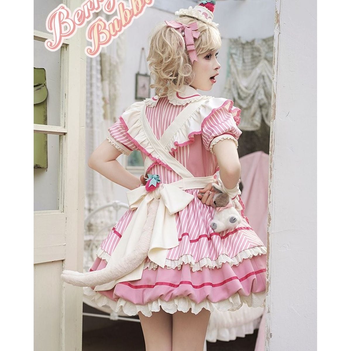 ⭐️25新作 ♡ A.L.C. 白ストライプ柄ワンピース 新品♡　032 fit=scale-down,w=1200