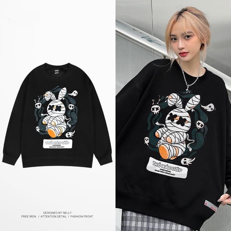 24cmShop insファッションヒップホップのカップルTシャツ tx008
