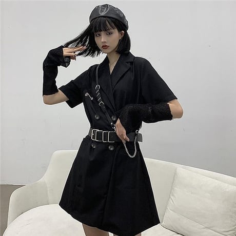 OnePiece  パンク風のブレザースカート 380