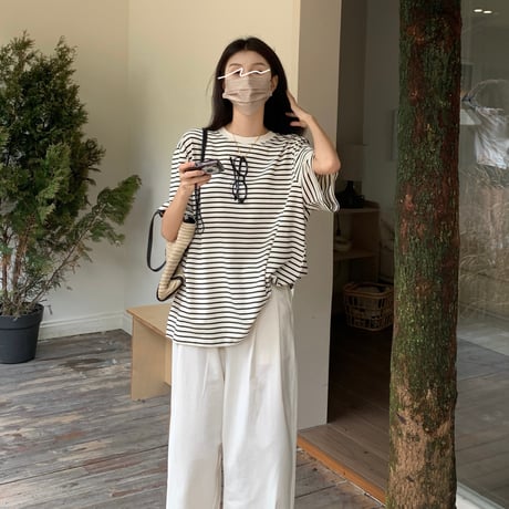 24cmShop 韓国ファッションTシャツ + ズボン2点セット sus092