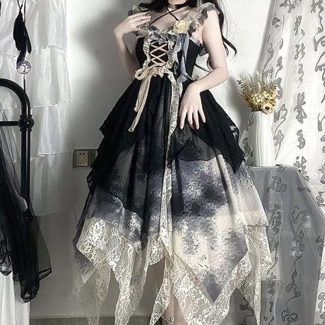 24cmShop ロリータ可愛いJSKワンピース ops010