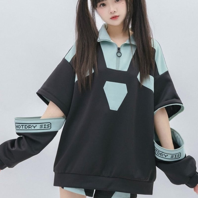 天使界隈 サブカル系 服 小物まとめ売り 天使界隈👼】サブカルチャイナ2weyジャケット wt054 | 可愛い服