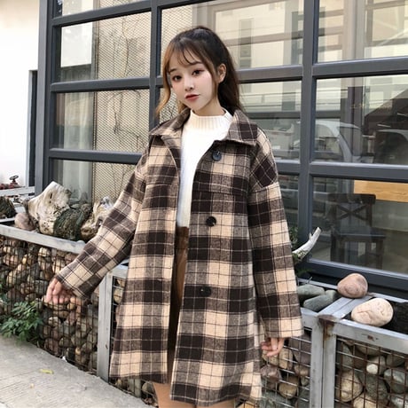 Outer チェックのコート 247