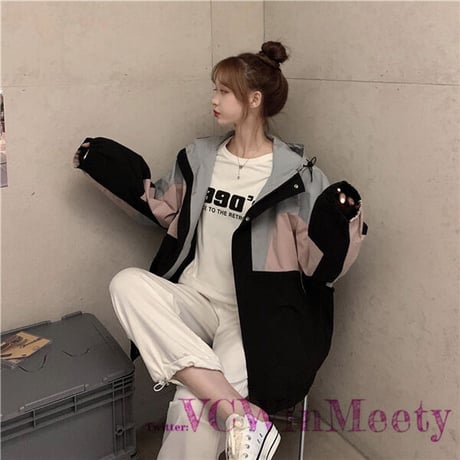 Tops パステルバイカラー ジャケット 578