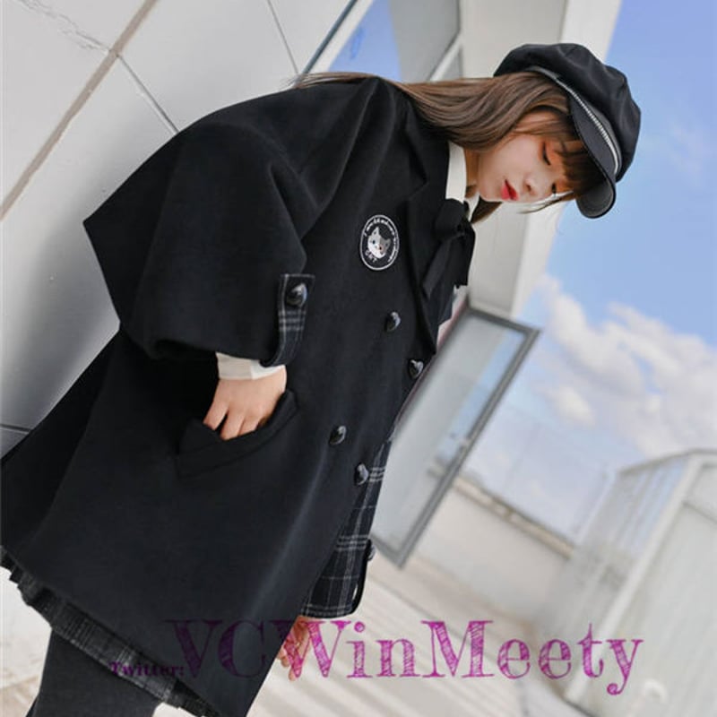 Top Cat生地が厚いチェックのコート 282 | 可愛い服量産型服通販 Top Cat生地が厚いチェックのコート 282 | 可愛い服量産型服通販