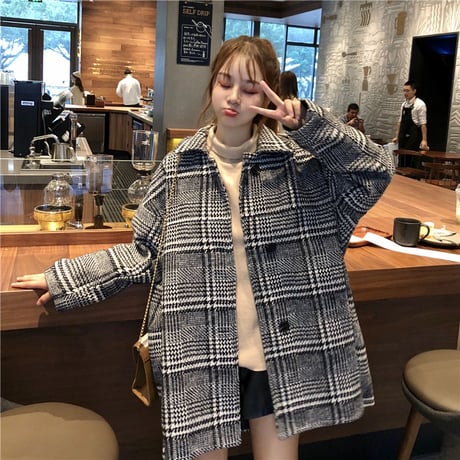 Outer チェックのコート 247