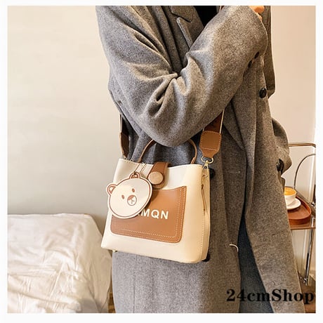 24cmShopファッション レザー ショルダーバッグ 1343