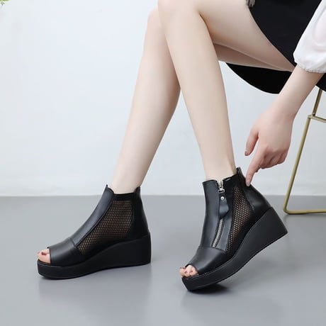 Shoes スニーカー風厚底サンダル 1048