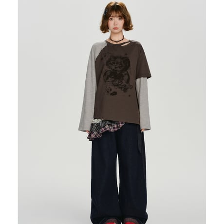 24cmShop韓国ファッションかわいいTシャツ tx102