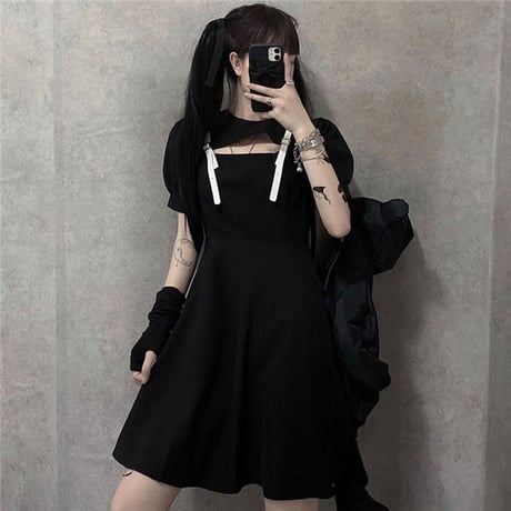 OnePiece ショート丈ワンピース 464