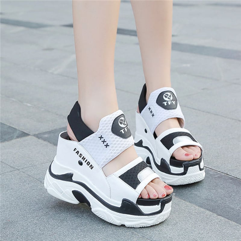 Shoes スニーカー風厚底サンダル 441 | 可愛い服量産型服通販 Shoes スニーカー風厚底サンダル 441 | 可愛い服量産型服通販