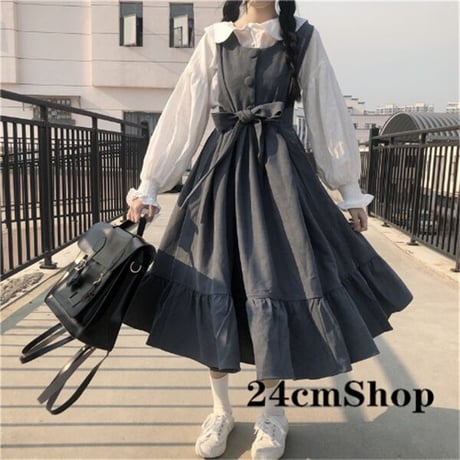24cmshop フレアワンピース セットアップ   1128