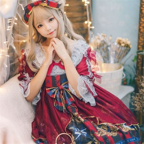 ワンピース ロリータ森ガール ワンピース ゴ  729