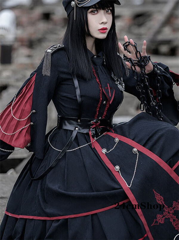 24cmShopゴシックロザリオワンピース＋レザーコルセット1377 | 可愛い