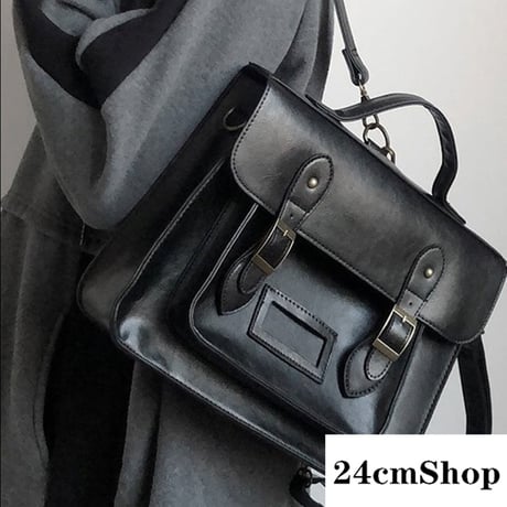 24cmShopレザー調3wayサッチェルバッグ109