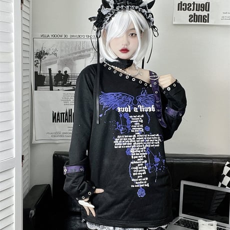 24cmShop サブカルかわいいおしゃれカジュアルTシャツ tx087