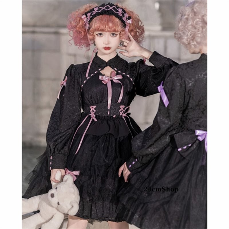 新品　ロリータ　ドレス❤️　割引有り♪ q2106llt230.jpg