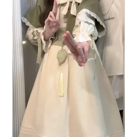 24cmShop中国風ファッション かわいいワンピース2点セットsus200