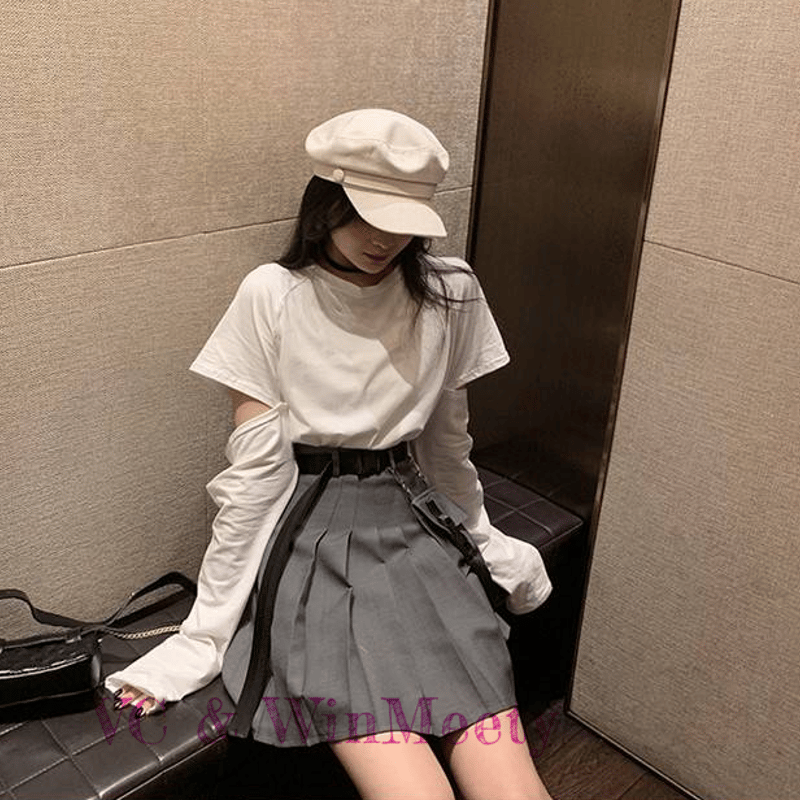  スカートとTシャツセット SetUp シャツ+スカート2点セット 558 | 可愛い服量産型服通販