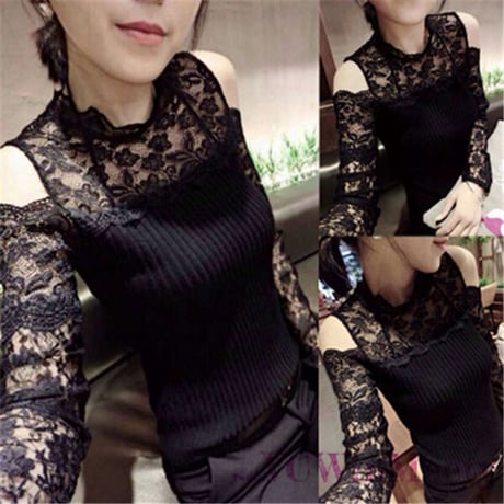 Tops 肩出しシャツ  532