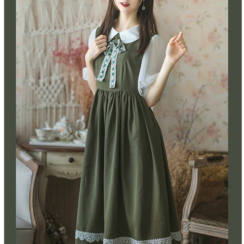 可愛い春服刺繍ワンピース 809 | 可愛い服量産型服通販24cm 可愛い春服刺繍ワンピース 809 | 可愛い服量産型服通販24cm