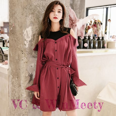 OnePiece ワイシャツのスカート 136