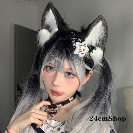 24cmShop cosplay可愛い狼耳カチューシャ p009