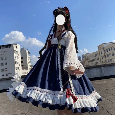 24cmShopロリータのかわいいワンピース 1236