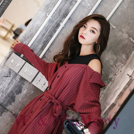 OnePiece ワイシャツのスカート 136