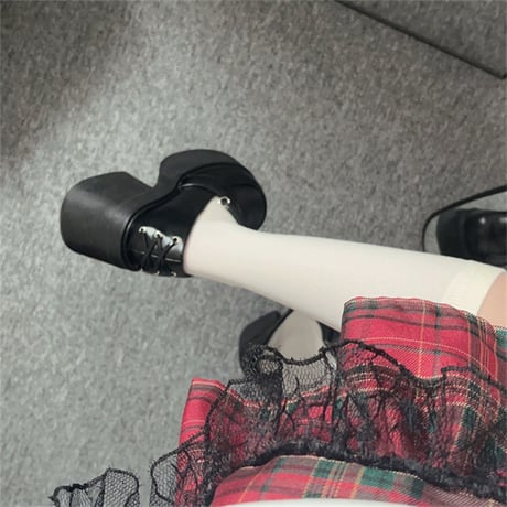 十字クロスストラップロリータシューズ  sh088
