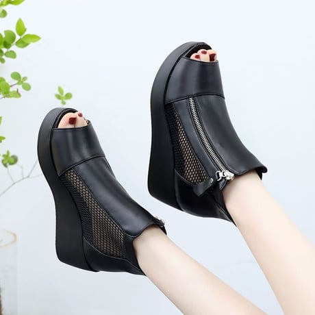 Shoes スニーカー風厚底サンダル 1048