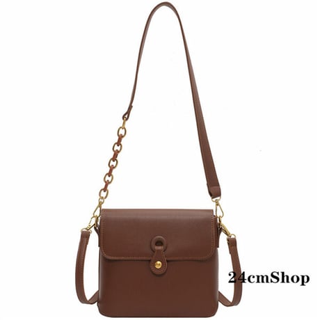24cmShopファッション レザー ショルダーバッグ 1340