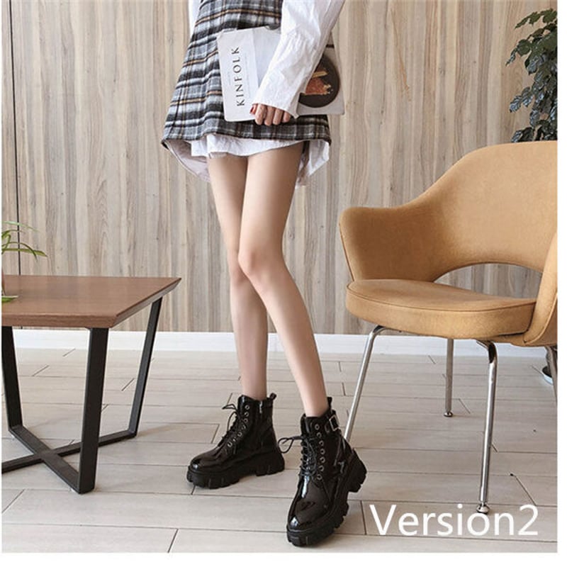ショートブーツ・ブーティ NEOUS FW22 ZAVI BOOT (00359A22_ALABASTER) Shoes 拘束ベルトショートブーツ 314 | 可愛い服量産型服通販
