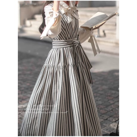 24cmShop 韓国ファッションかわいい ワンピース 2点セットsus125